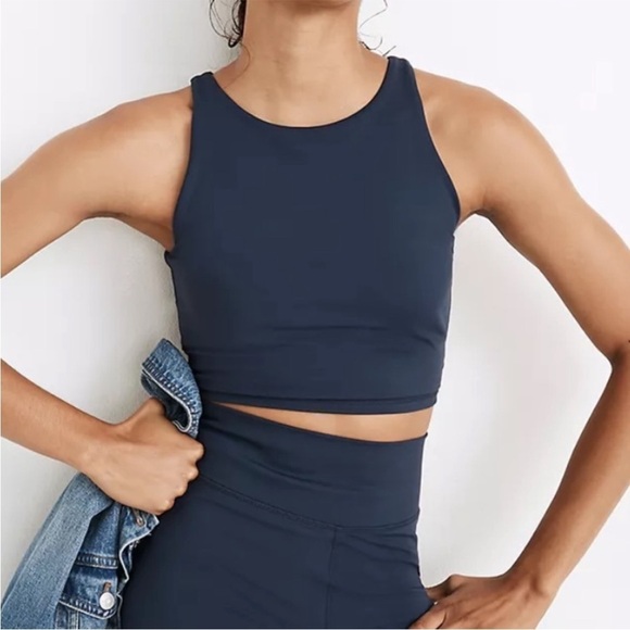 MWL Navy Blue Active Top Sports Bra - Picture 5 of 6